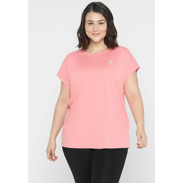 Active by Zizzi ABASIC ONE T-shirt basic pink icing ACA41D006