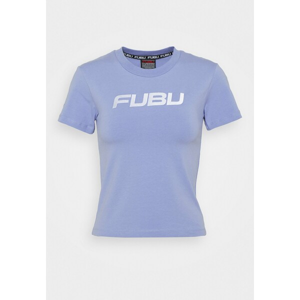 FUBU VARSITY T-shirt z nadrukiem lilac FU421D005