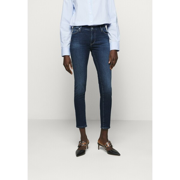 AG Jeans ANKLE Jeansy Skinny Fit blue denim AG021N06Q