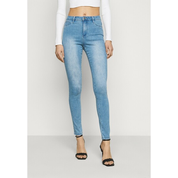 Missguided Tall ANARCHY MID RISE SKINNY JEANS Jeansy Skinny Fit blue MIG21N035