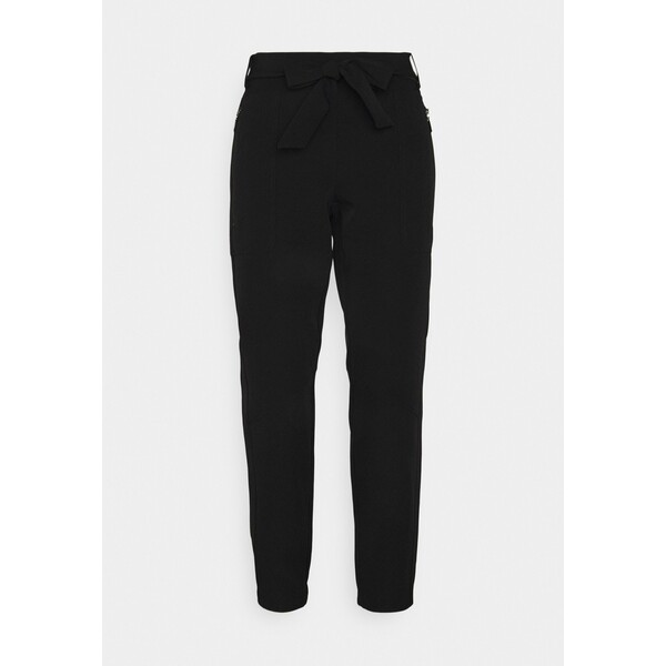 comma Spodnie materiałowe black CO121A0FW-Q11