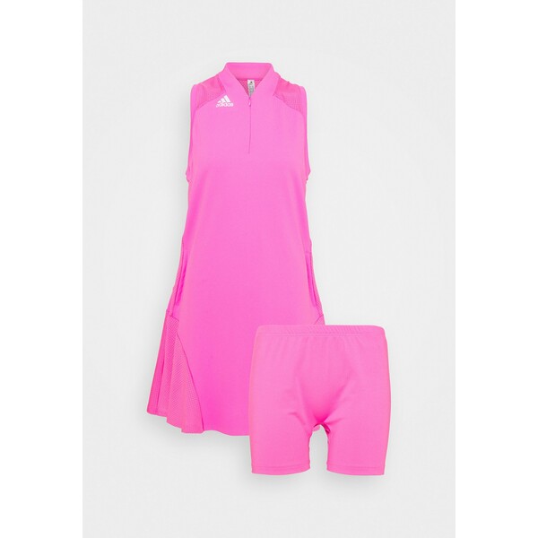 adidas Golf SPORT PERFORMANCE DRESS SET Sukienka sportowa screaming pink TA441L004
