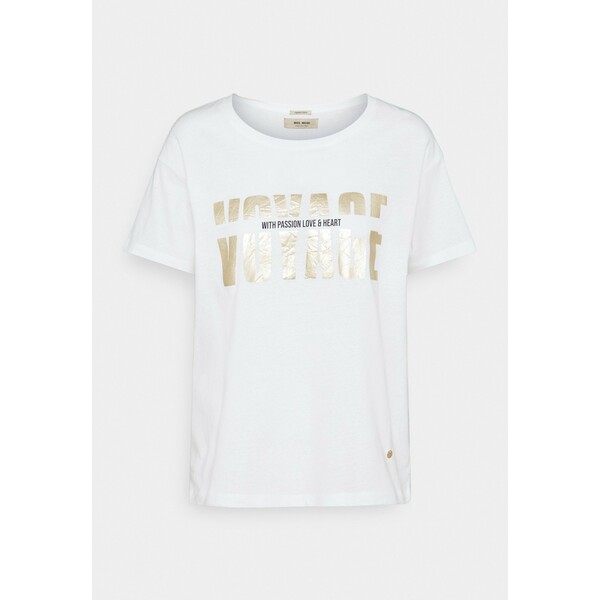 Mos Mosh MEX TEE T-shirt z nadrukiem white MX921D01V