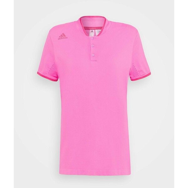 adidas Golf PRIMEKNIT SHORT SLEEVE T-shirt z nadrukiem screaming pink TA441D01O