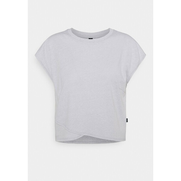 Cotton On Body LIFESTYLE CROSS HEM T-shirt z nadrukiem grey marle C1R41D02P