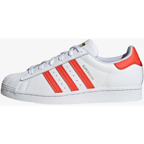 adidas Originals SUPERSTAR Sneakersy niskie footwear white/solar red/scarle AD111A19Z