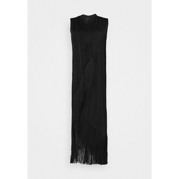 BCBGMAXAZRIA ASYMMETRIC DRESS Sukienka koktajlowa black MX121C074