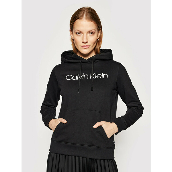 Calvin Klein Bluza Core Logo K20K202687 Czarny Regular Fit