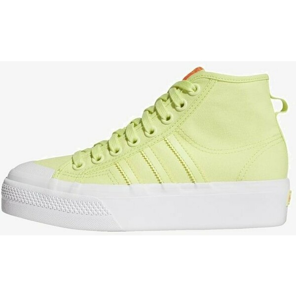 adidas Originals NIZZA SPORTS STYLE VULCANIZED SHOES Sneakersy wysokie yellow, white, orange AD111A1M2