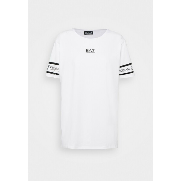 EA7 Emporio Armani T-shirt z nadrukiem white EA721D00W