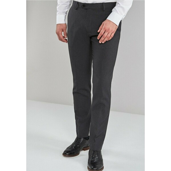 Next Spodnie garniturowe dark grey NX322E084