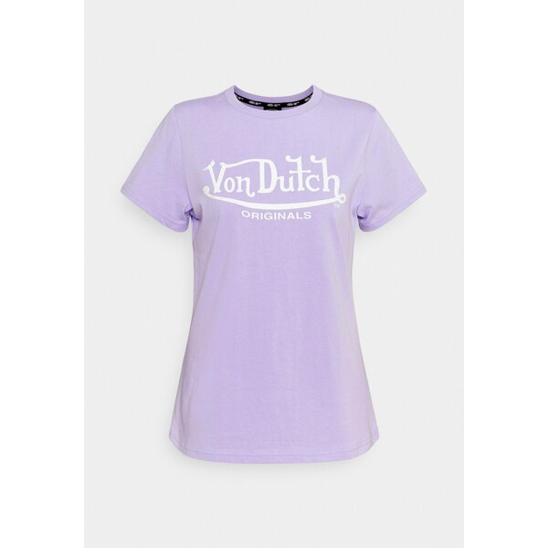 Von Dutch ALEXIS T-shirt z nadrukiem lavender VD121D009