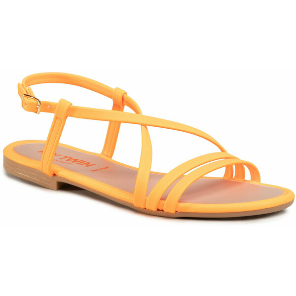 My Twin Sandały Sandal 201MCT010 Pomarańczowy