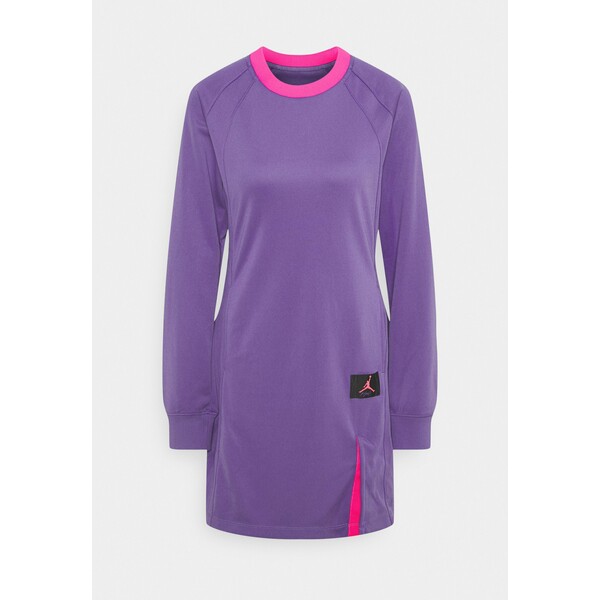Jordan DRESS Sukienka letnia wild violet/pinksicle/hyper pink JOC21C002