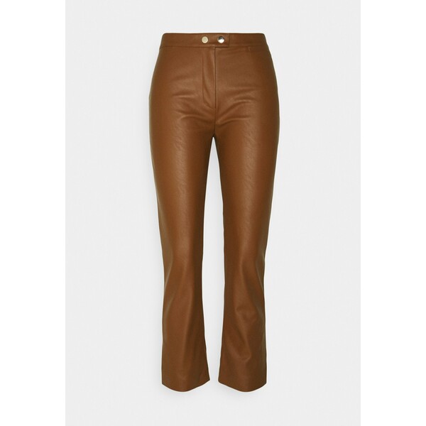 Pinko TORRONE PANTALONE Spodnie materiałowe brown P6921A054