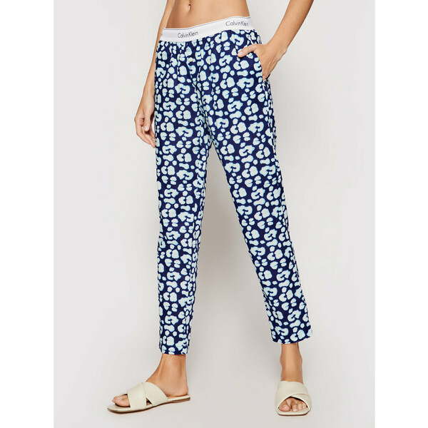 Calvin Klein Underwear Spodnie piżamowe 000QS6158E Niebieski