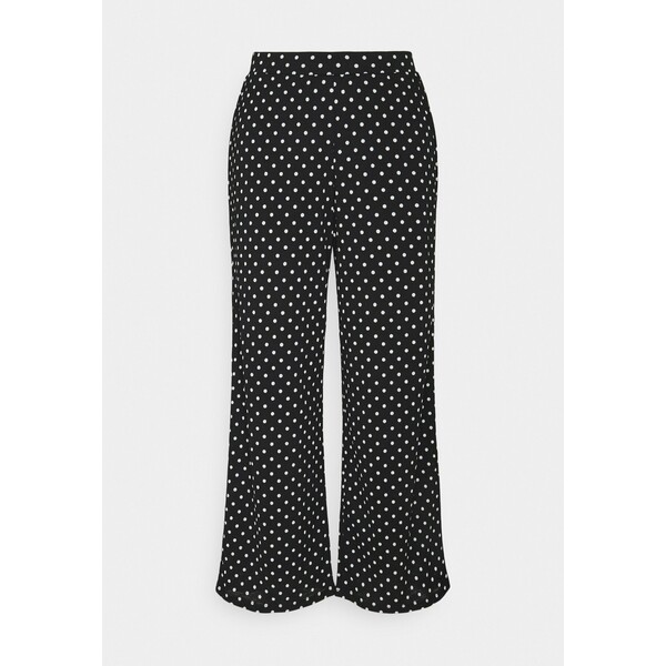 ONLY Tall ONLPELLA PANTS Spodnie materiałowe black/cloud dancer OND21A04D