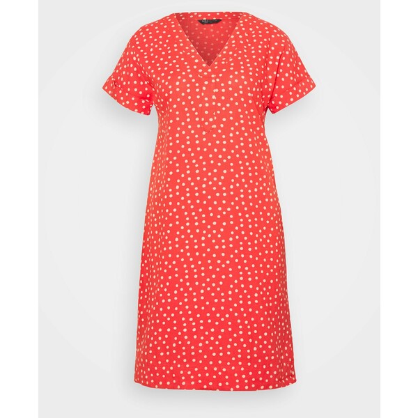 Marks & Spencer London SPOT SHIFT Sukienka letnia coral QM421C03S