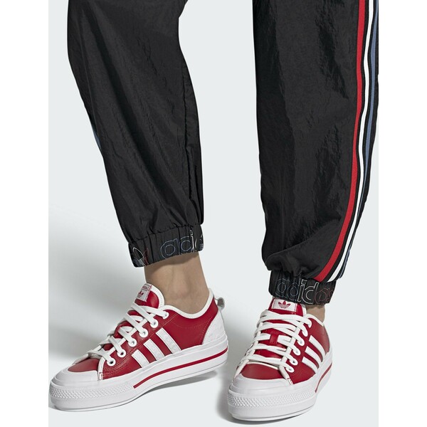 adidas Originals NIZZA PLATFORM Sneakersy niskie scarlet/footwear white/core black AD111A1DE