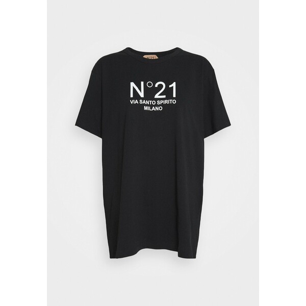 N°21 NEW LOGO TEE T-shirt z nadrukiem nero N3121D012