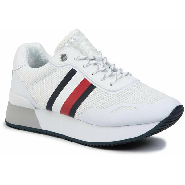 Tommy Hilfiger Sneakersy Mesh City Sneaker FW0FW04606 Biały