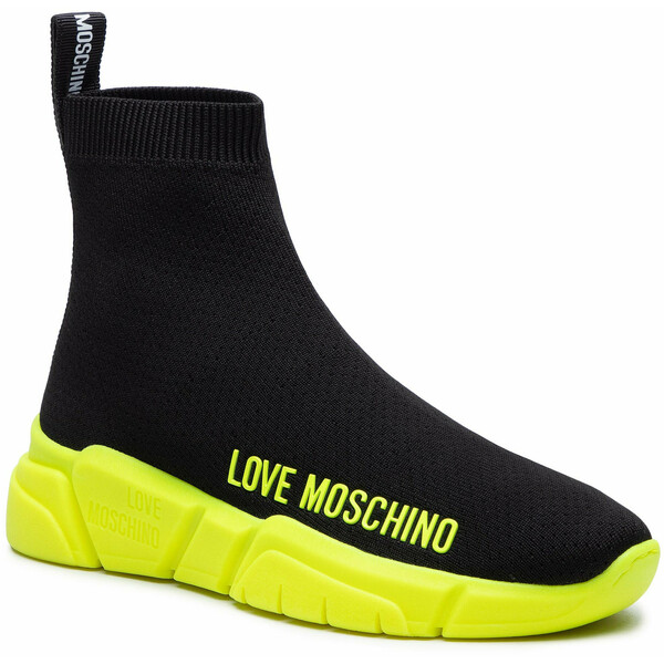 LOVE MOSCHINO Sneakersy JA15343G1CIZ500A Czarny