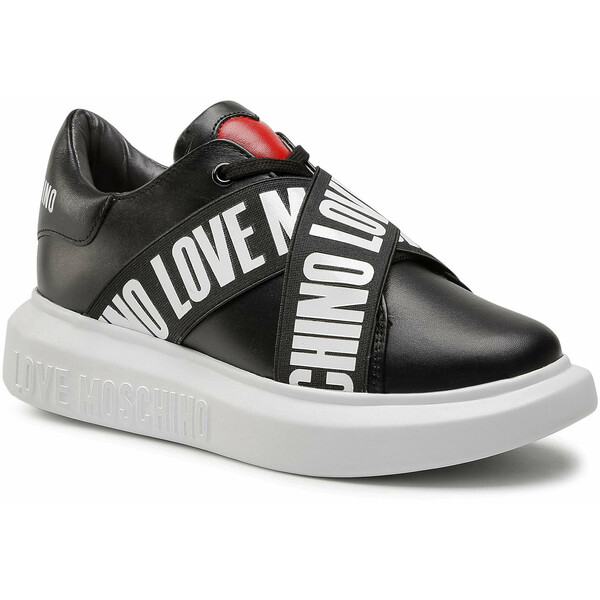 LOVE MOSCHINO Sneakersy JA15254G1CIA0000 Czarny