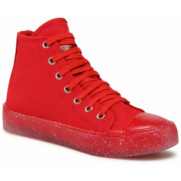 LOVE MOSCHINO Sneakersy JA15353G0CJJ0500 Czerwony