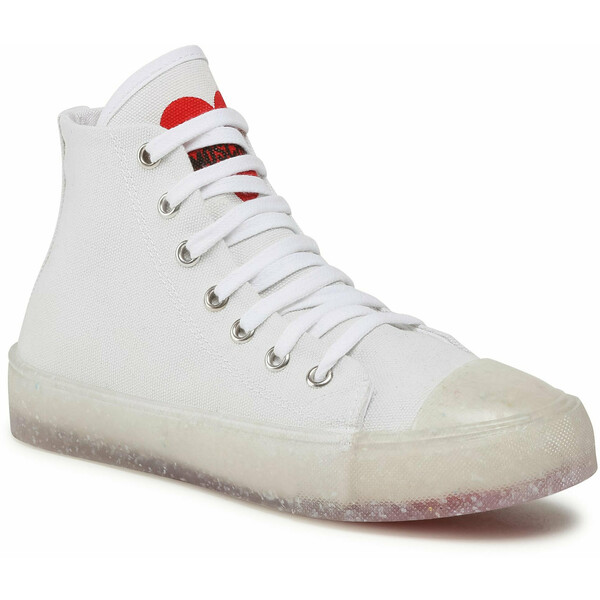 LOVE MOSCHINO Sneakersy JA15353G0CJJ0100 Biały