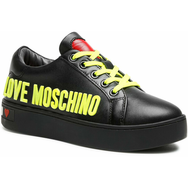 LOVE MOSCHINO Sneakersy JA15113G1CIAF000 Czarny