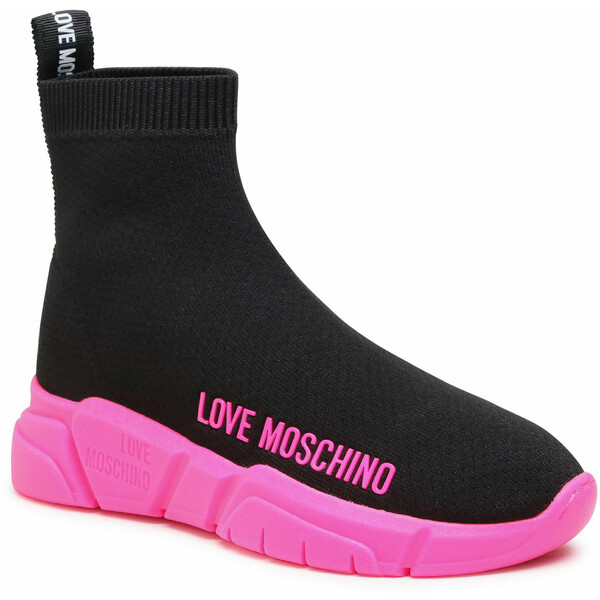 LOVE MOSCHINO Sneakersy JA15343G1CIZ500B Czarny