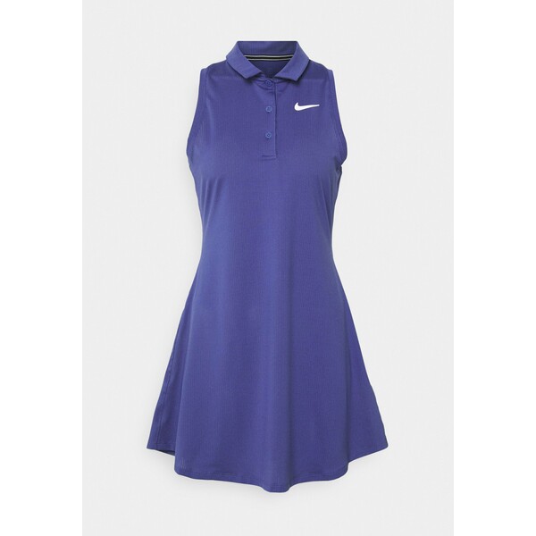 Nike Performance POLO DRESS Sukienka sportowa purple dust/white N1241L027