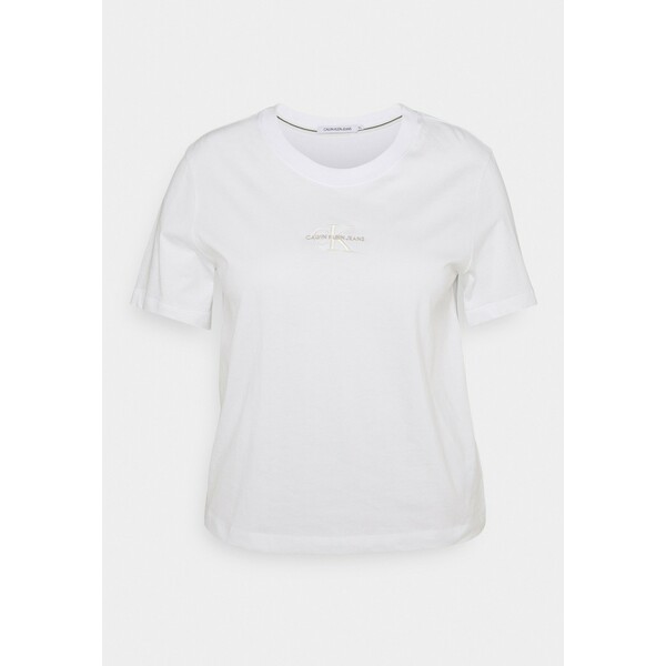 Calvin Klein Jeans Plus MONOGRAM LOGO TEE T-shirt basic bright white C2Q21D00T