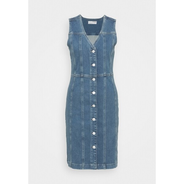 Selected Femme SLFLAUREL DRESS Sukienka jeansowa medium blue denim SE521C10J