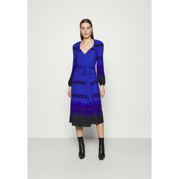 Who What Wear WRAP DRESS Sukienka letnia blue WHF21C02R