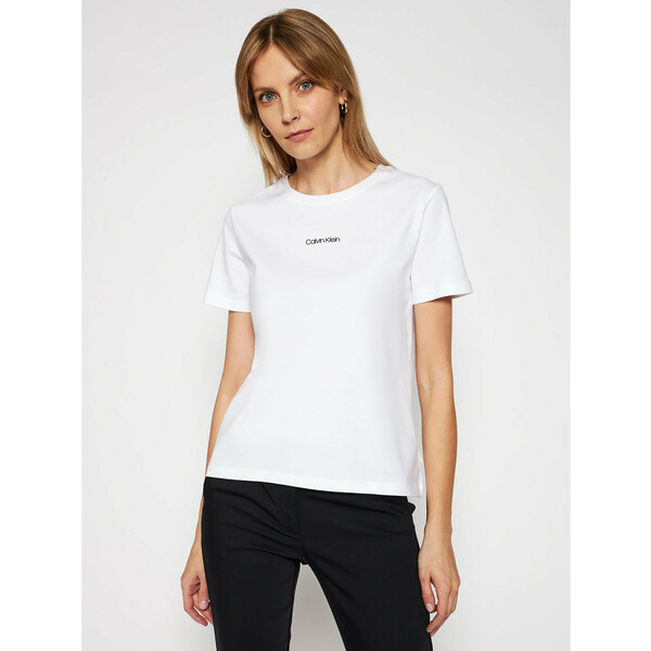 Calvin Klein T-Shirt Mini Ree K20K202912 Biały Regular Fit