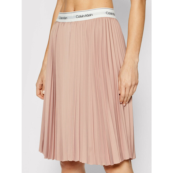 Calvin Klein Spódnica plisowana K20K201779 Różowy Regular Fit