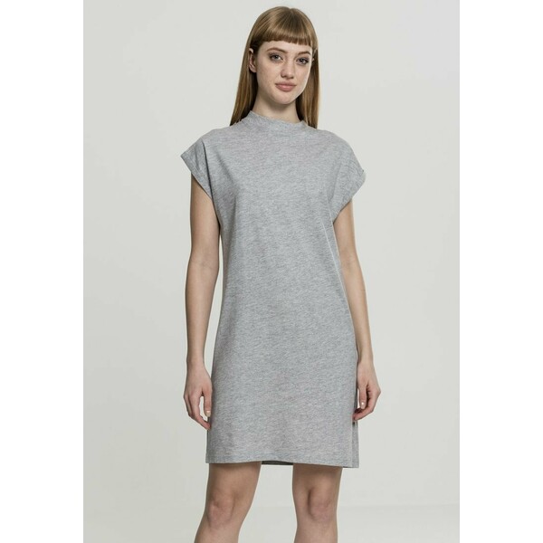 Urban Classics Sukienka z dżerseju grey UR621C00N