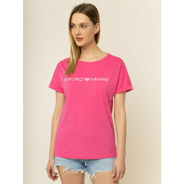 Emporio Armani T-Shirt 262633 0P340 00073 Różowy Regular Fit