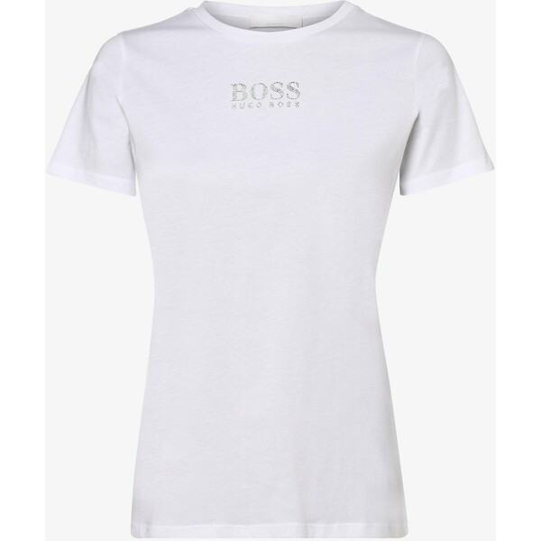 BOSS DELAWARE T-shirt z nadrukiem weiß BB121D06H