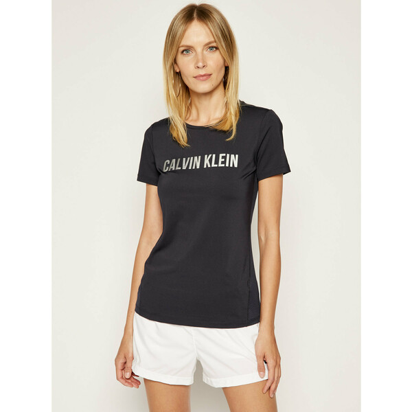 Calvin Klein Performance T-Shirt 00GWS9K157 Granatowy Slim Fit