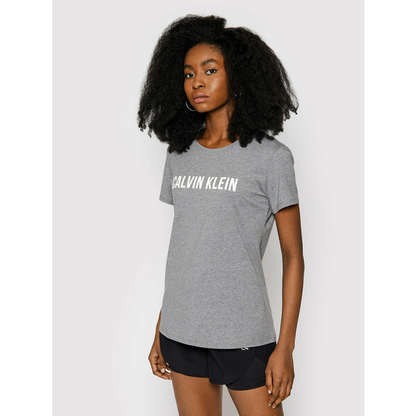 Calvin Klein Performance T-Shirt 00GWF8K139 Szary Relaxed Fit