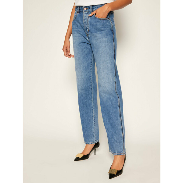 Victoria Victoria Beckham Jeansy Relaxed Fit 2320DJE001376A Granatowy Relaxed Fit