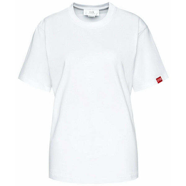 Victoria Victoria Beckham T-Shirt Single 2121JTS002393A Biały Regular Fit