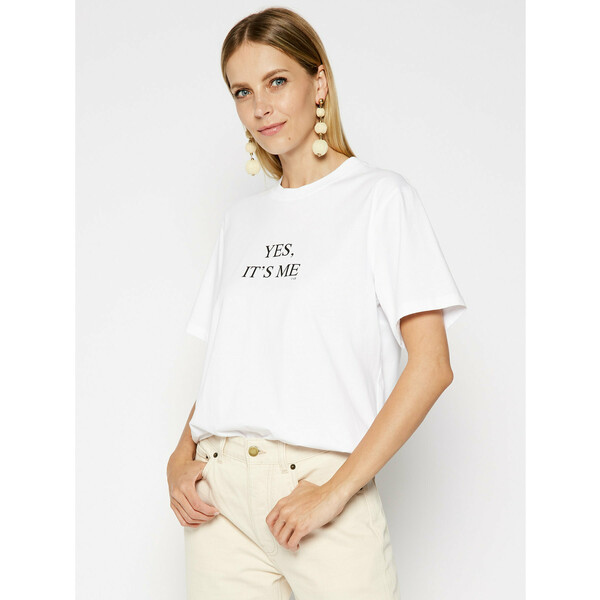 Victoria Victoria Beckham T-Shirt 2220JTS001339A Biały Regular Fit