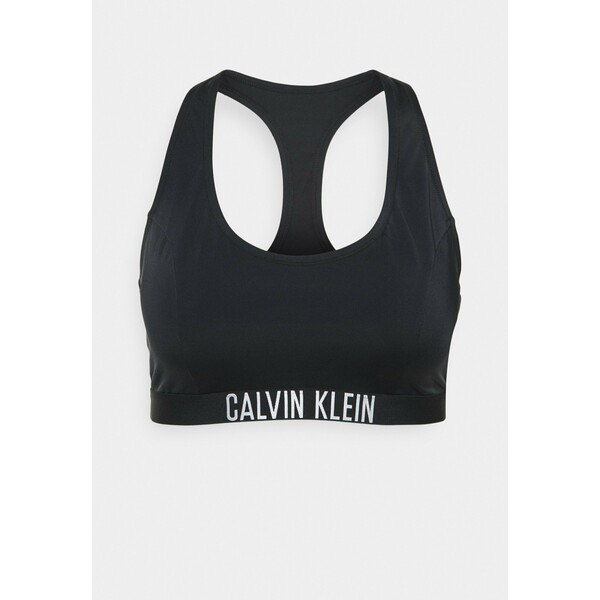 Calvin Klein Swimwear INTENSE POWER BRALETTE Góra od bikini black C1781J036