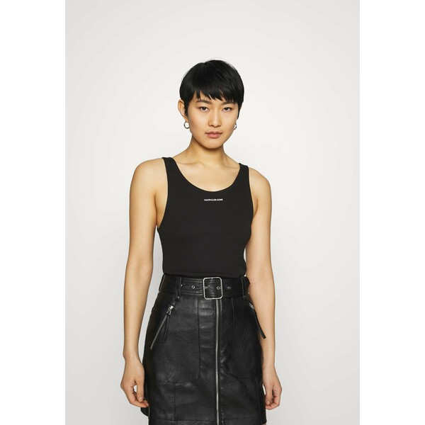 Calvin Klein Jeans MICRO BRANDING BODY Top black C1821D0DO