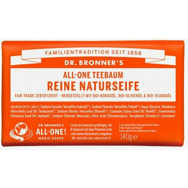 Dr. Bronner´s PURE NATURAL SOAP 140G Mydło w kostce DRF34G00Q-E11