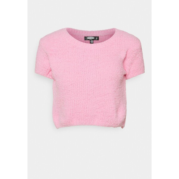 Missguided Petite POPCORN T-shirt basic pink M0V21D06P