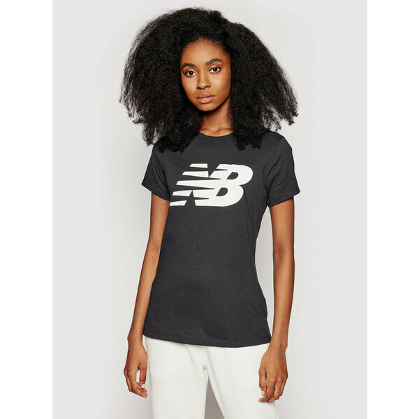 New Balance T-Shirt Classic Flying Nb Graphic Tee WT03816 Czarny Athletic Fit